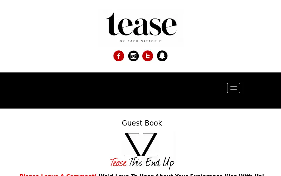 Screenshot of teasethisendup.com