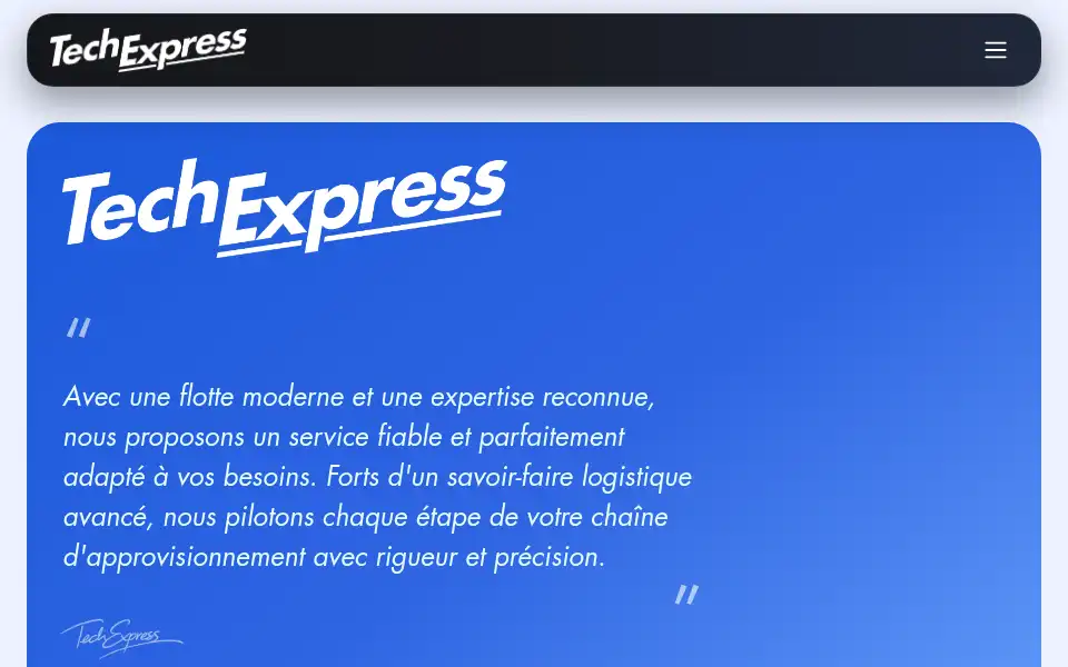 Screenshot of tech-express.fr