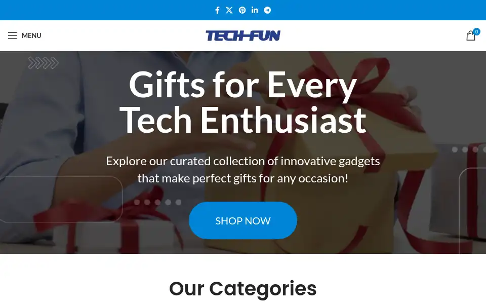 Screenshot of tech-fun.co.uk