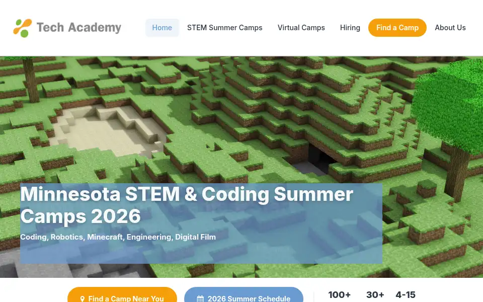 Screenshot of techacademymn.com
