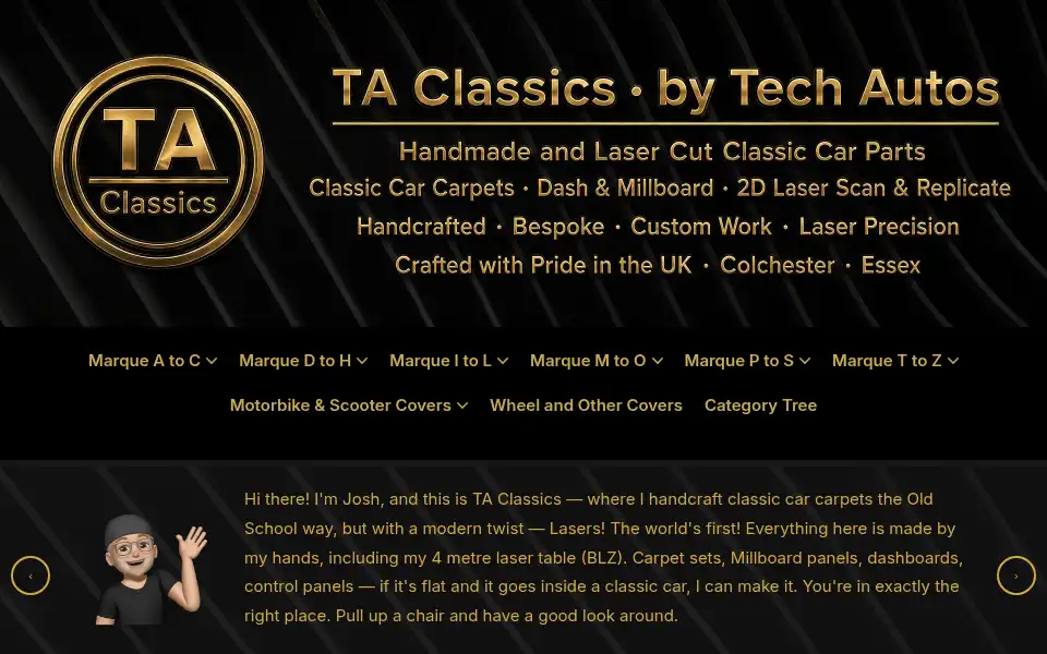 Screenshot of techautos.co.uk