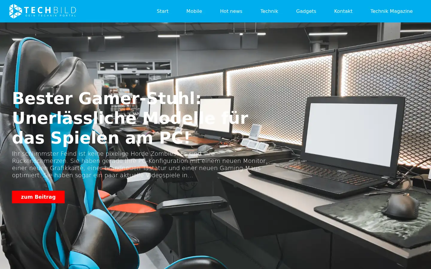 Screenshot of techbild.de