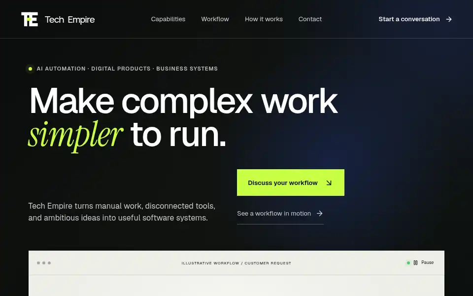 Screenshot of techempire.us