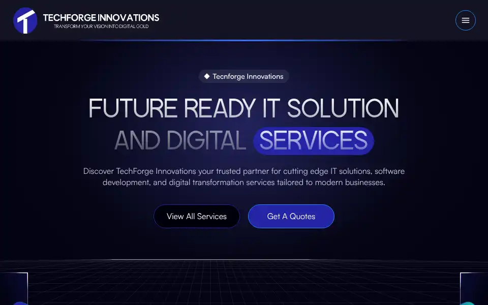 Screenshot of techforgeinnovations.com