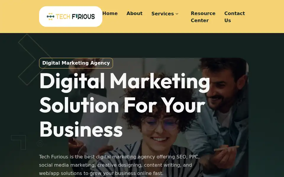 Screenshot of techfurious.com