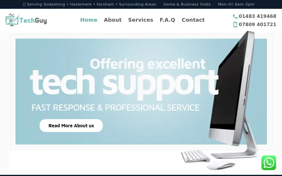 Screenshot of techguy.biz