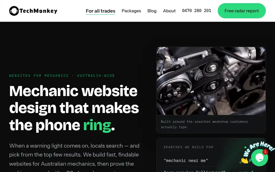 Screenshot of techmonkey.io
