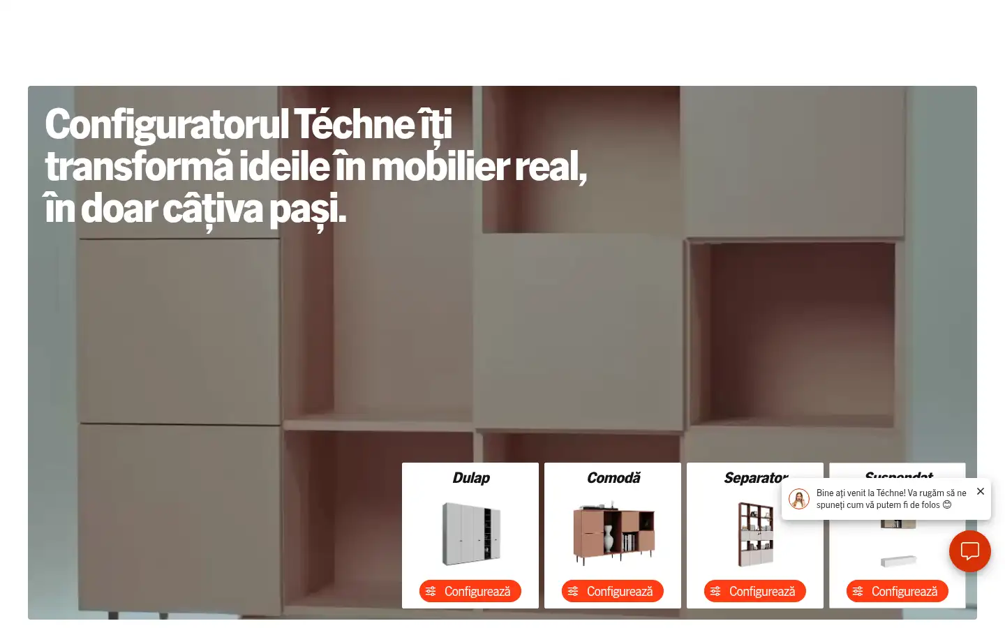 Screenshot of technefurniture.com