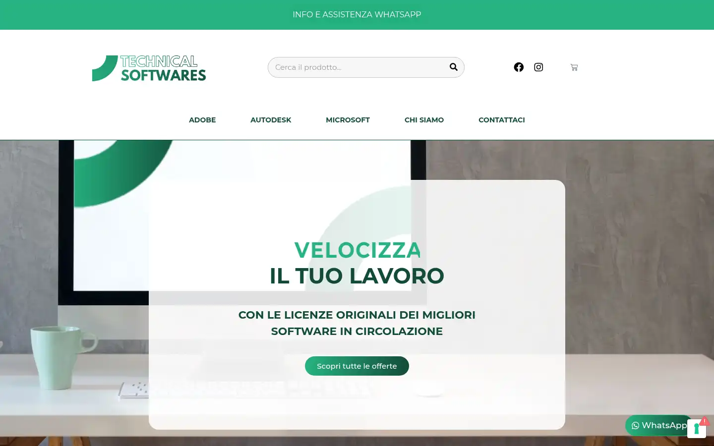 Screenshot of technicalsoftwares.com