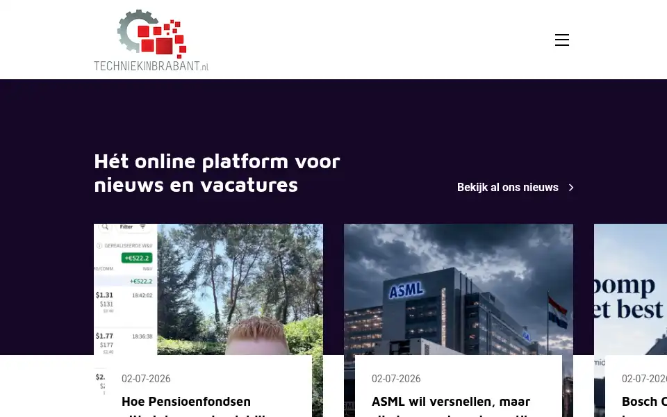 Screenshot of techniekinbrabant.nl
