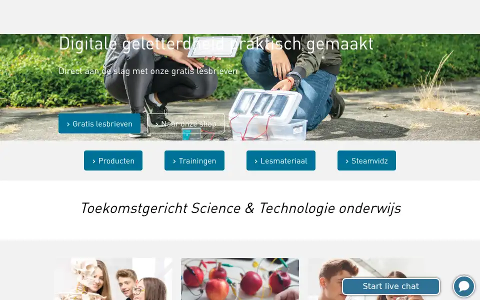 Screenshot of techniscience.com