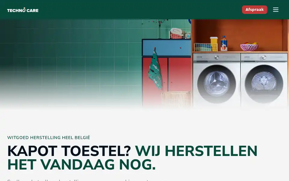 Screenshot of technocare.be