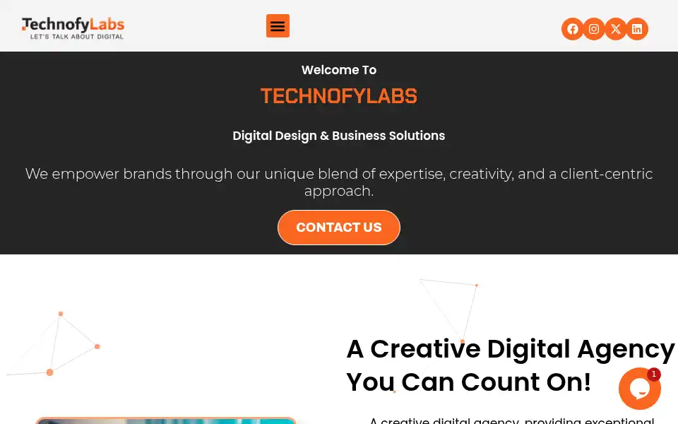 Screenshot of technofylabs.com