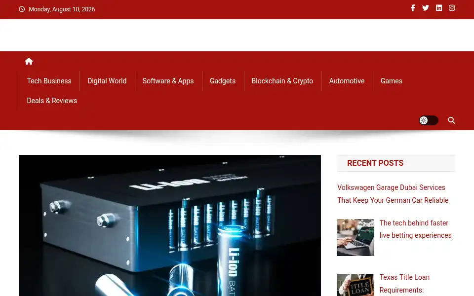 Screenshot of technologyspell.com