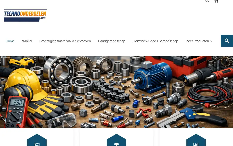 Screenshot of technoonderdelen.com