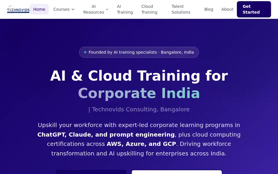 Screenshot of technovids.com