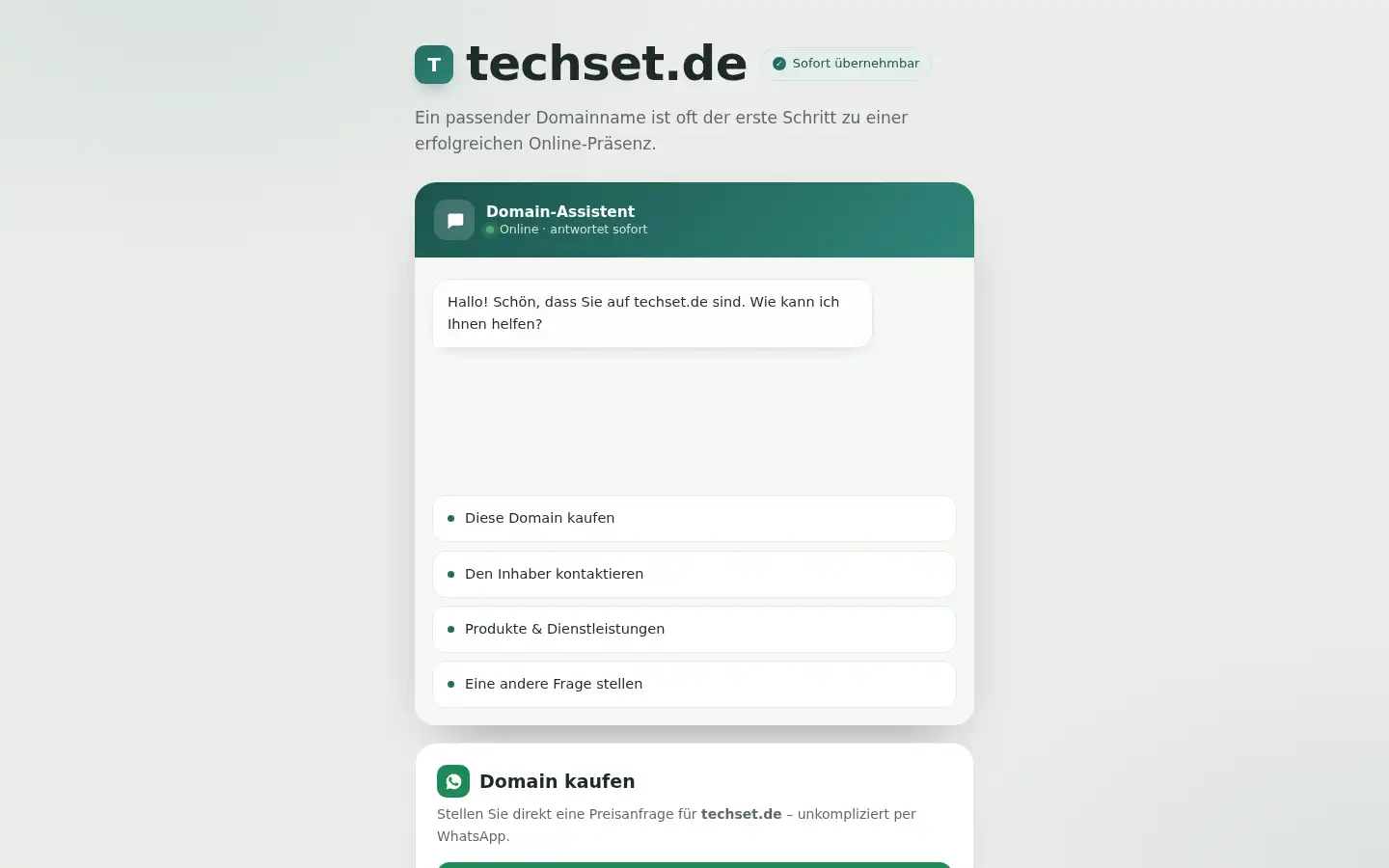 Screenshot of techset.de