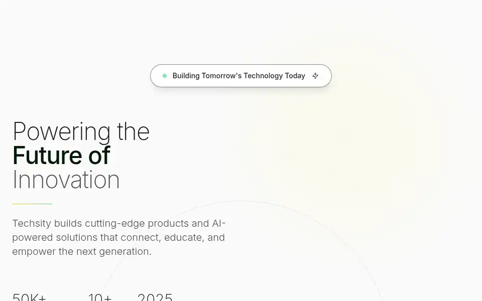 Screenshot of techsity.io