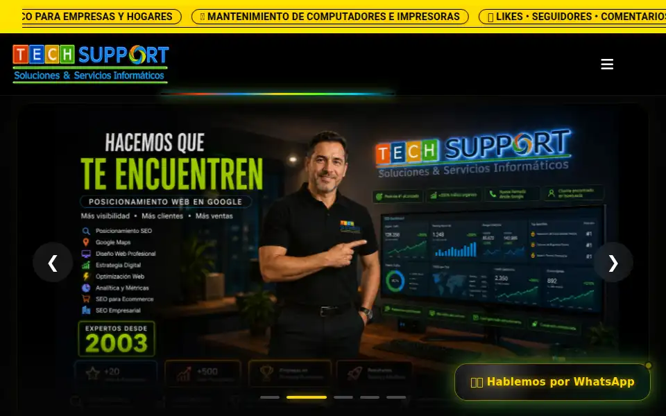 Screenshot of techsupport.net.co