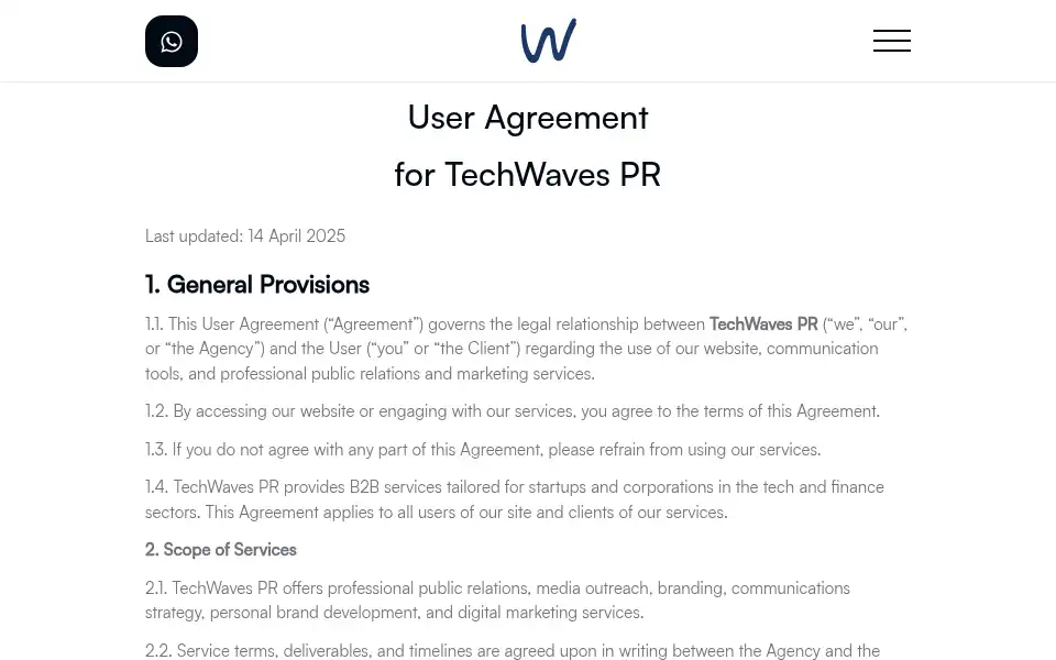 Screenshot of techwavespr.com