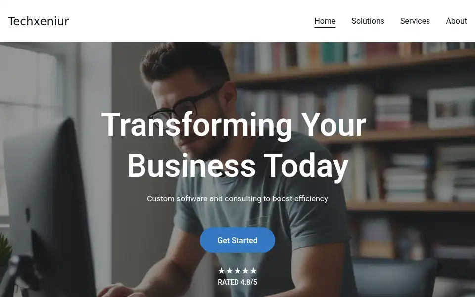 Screenshot of techxenium.com