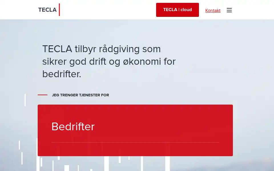 Screenshot of tecla.no
