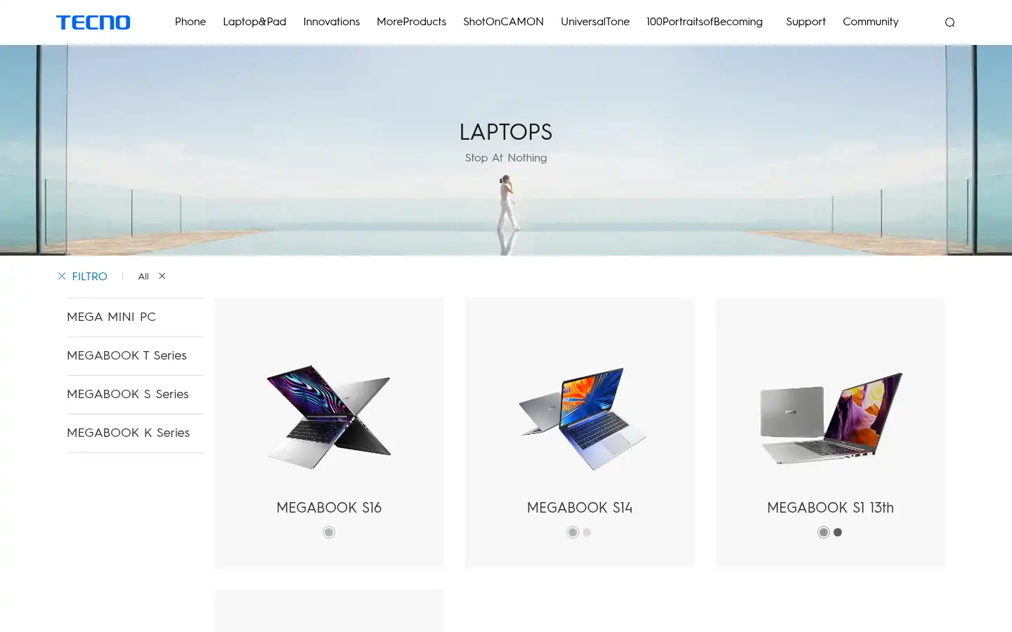 Screenshot of tecno-mobile.com