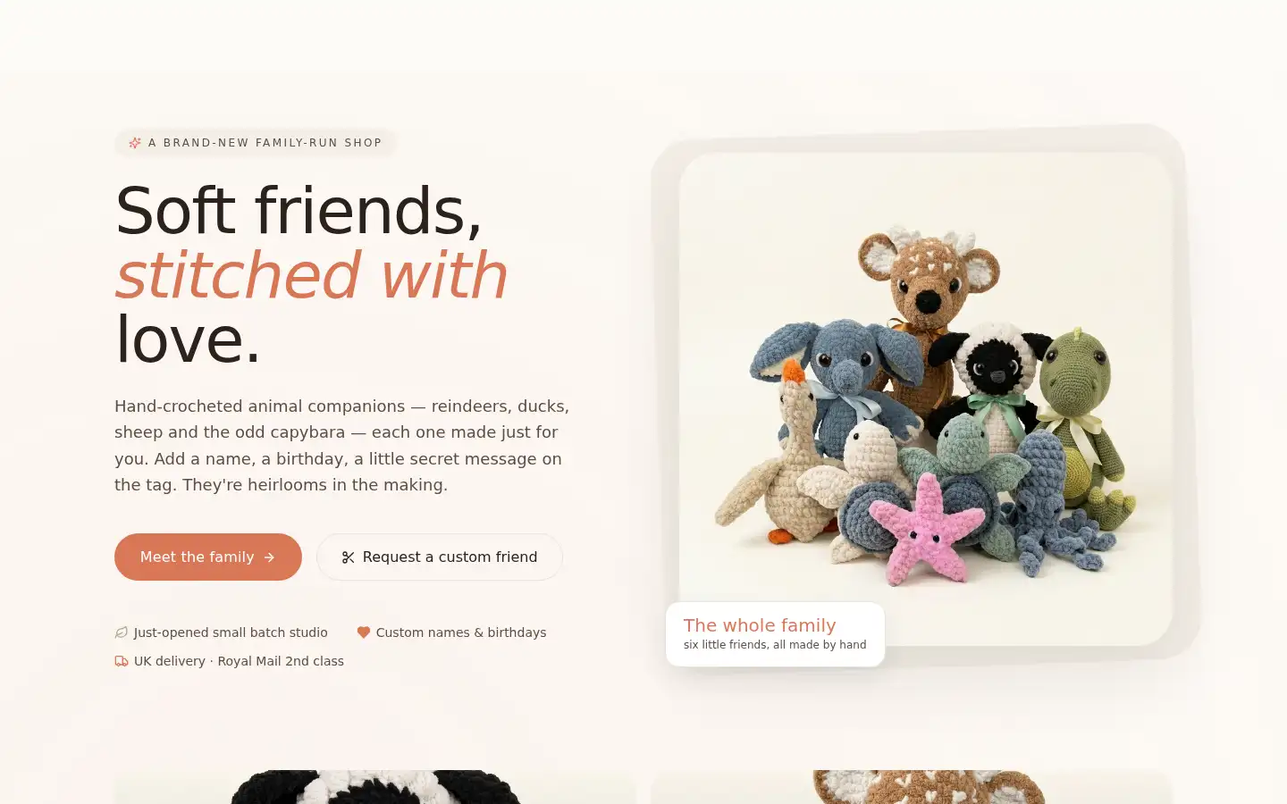 Screenshot of teddystinyfriends.co.uk