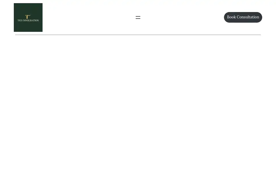 Screenshot of tedimmigration.co.uk