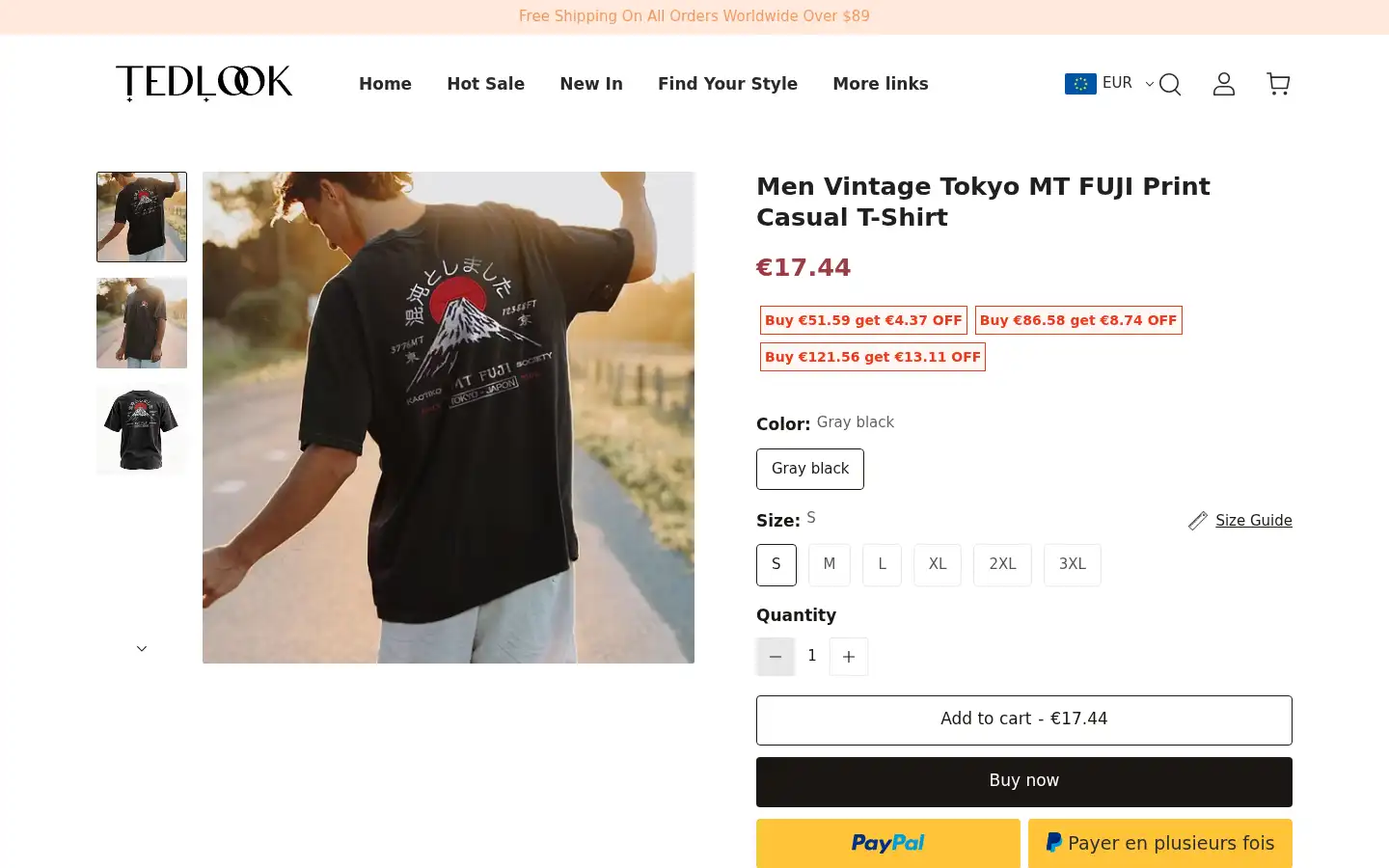 Screenshot of tedlook.com