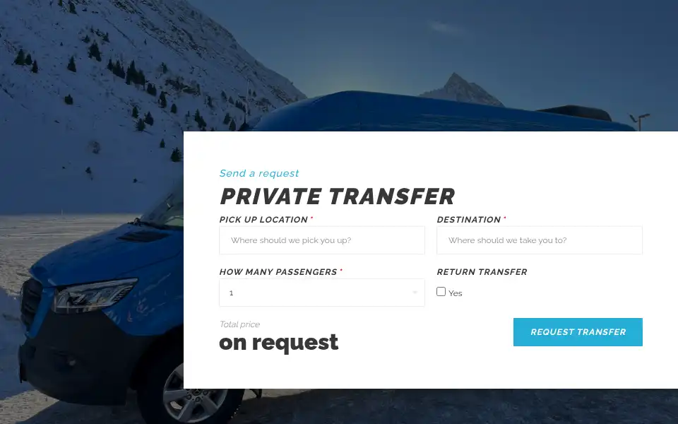 Screenshot of teds-transfers.com