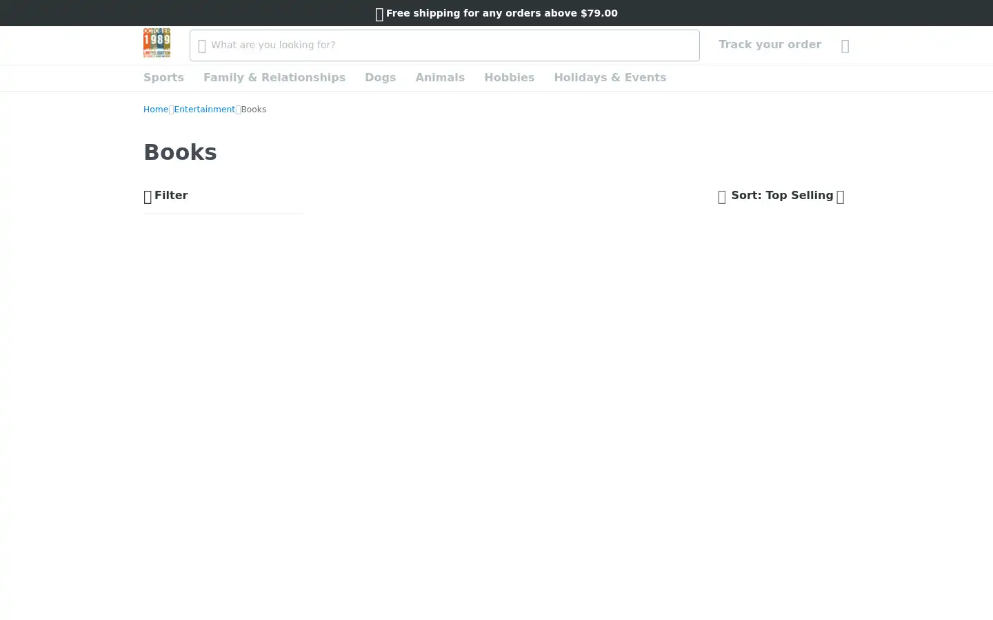 Screenshot of tee89s.com