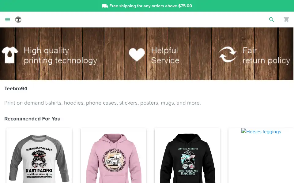Screenshot of teebro94.com