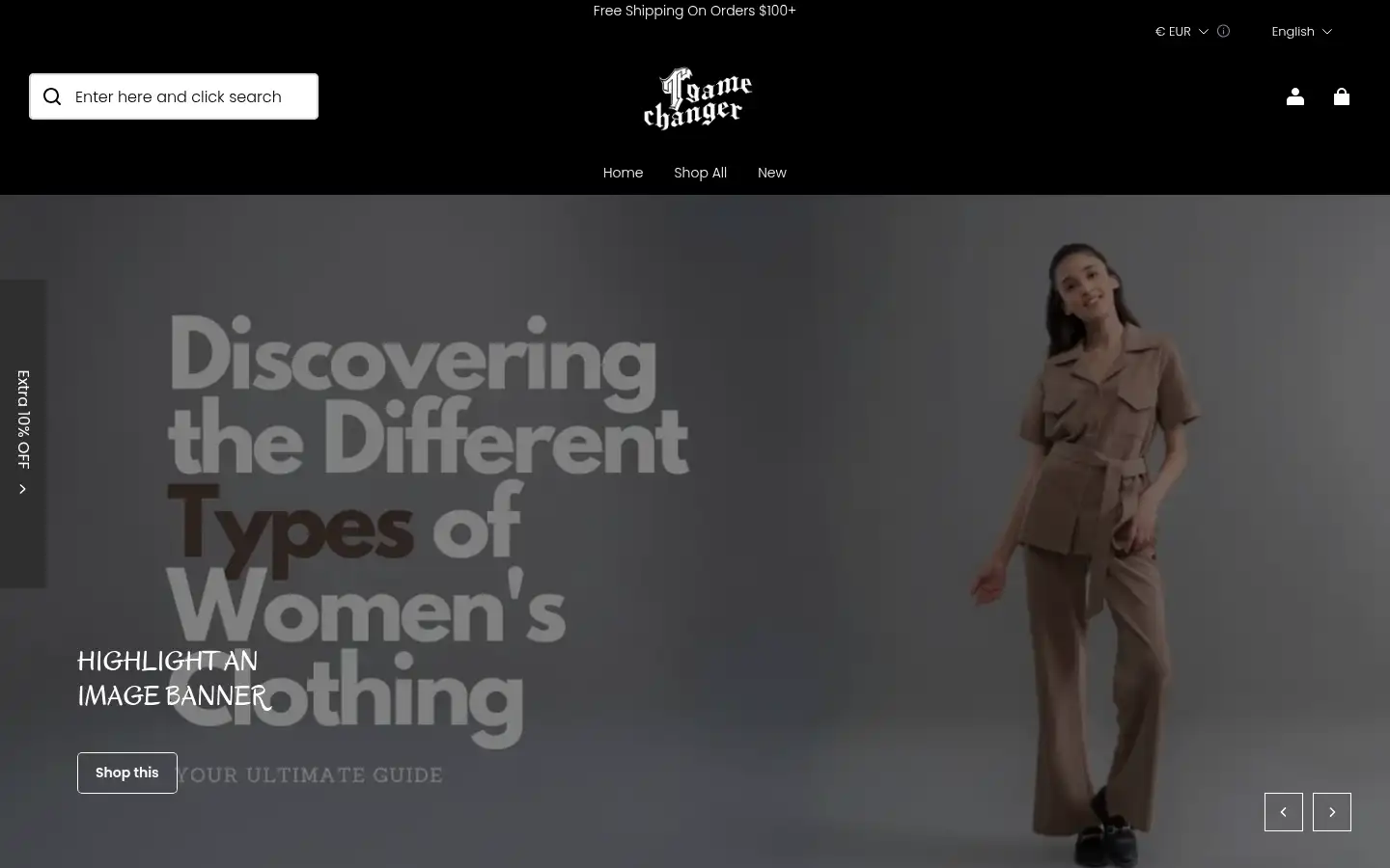 Screenshot of teegamechanger.com