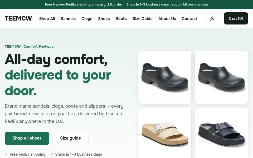 Screenshot of teemcw.com