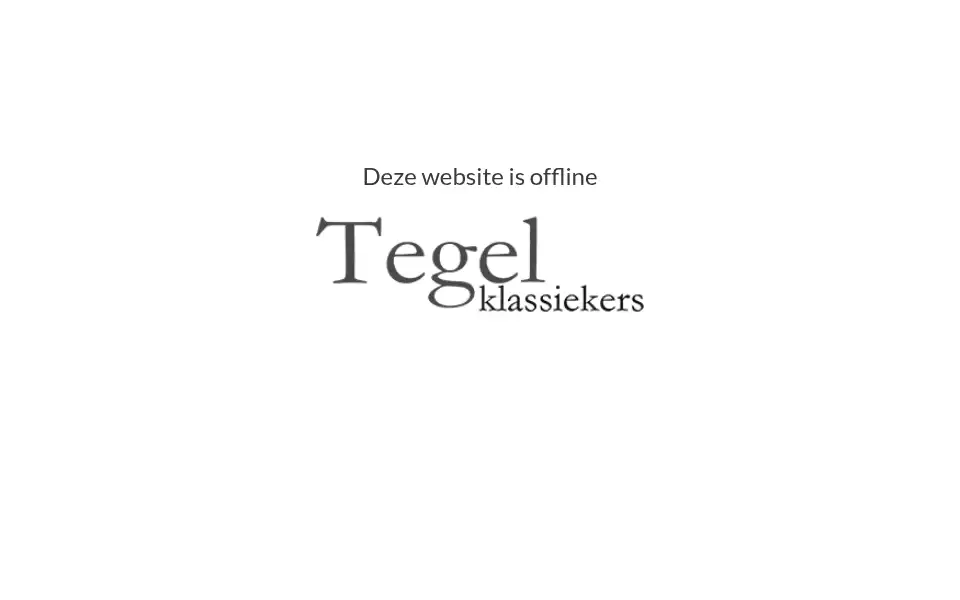 Screenshot of tegelklassiekers.nl