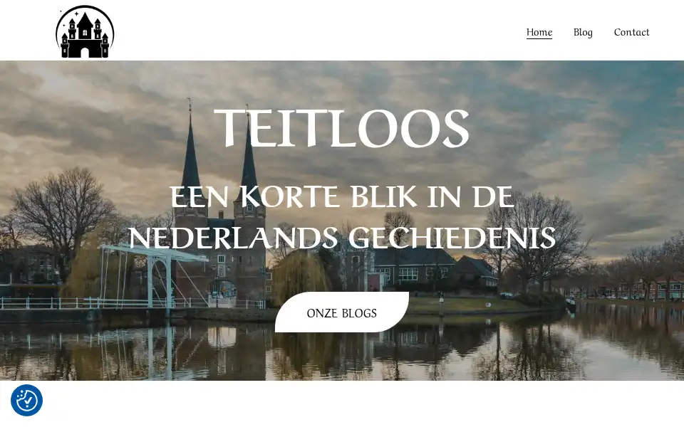 Screenshot of teitloos.nl