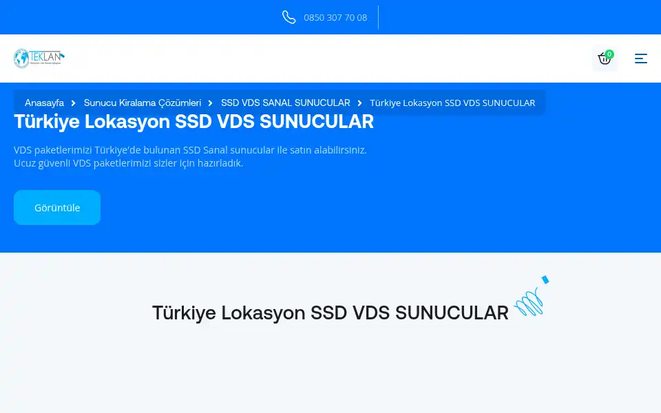 Screenshot of teklan.com.tr