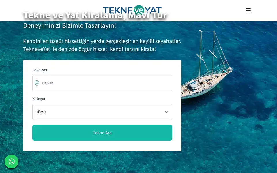 Screenshot of tekneveyat.com
