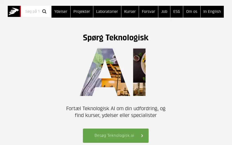 Screenshot of teknologisk.dk