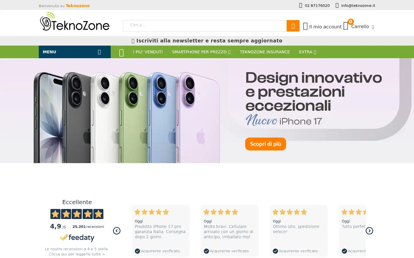 Screenshot of teknozone.it
