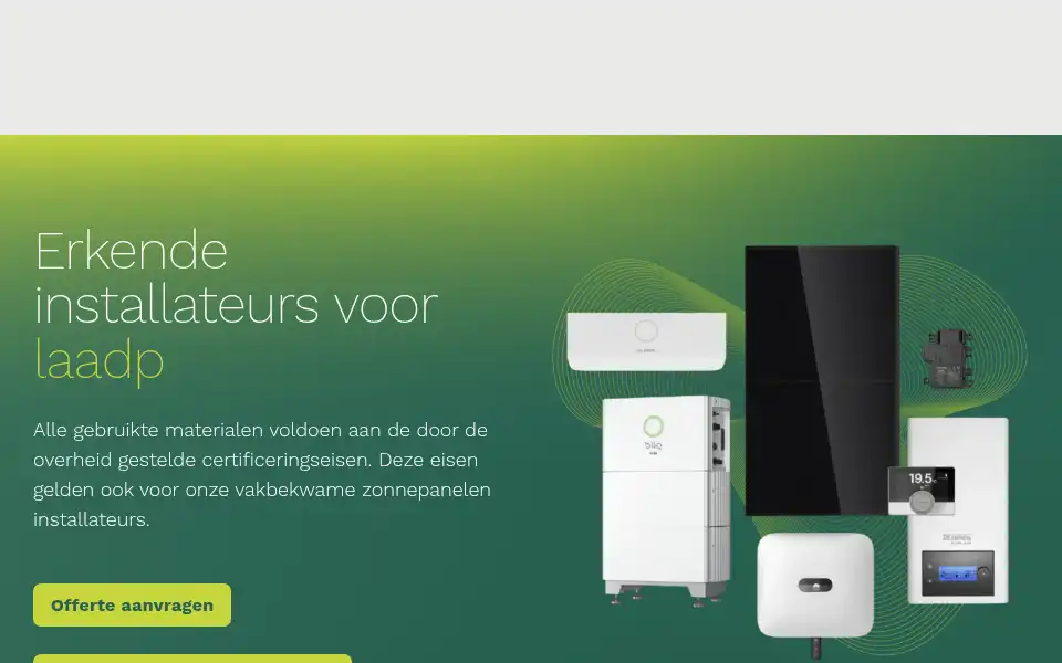 Screenshot of tekpower.nl
