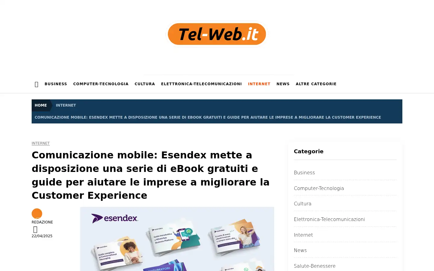 Screenshot of tel-web.it