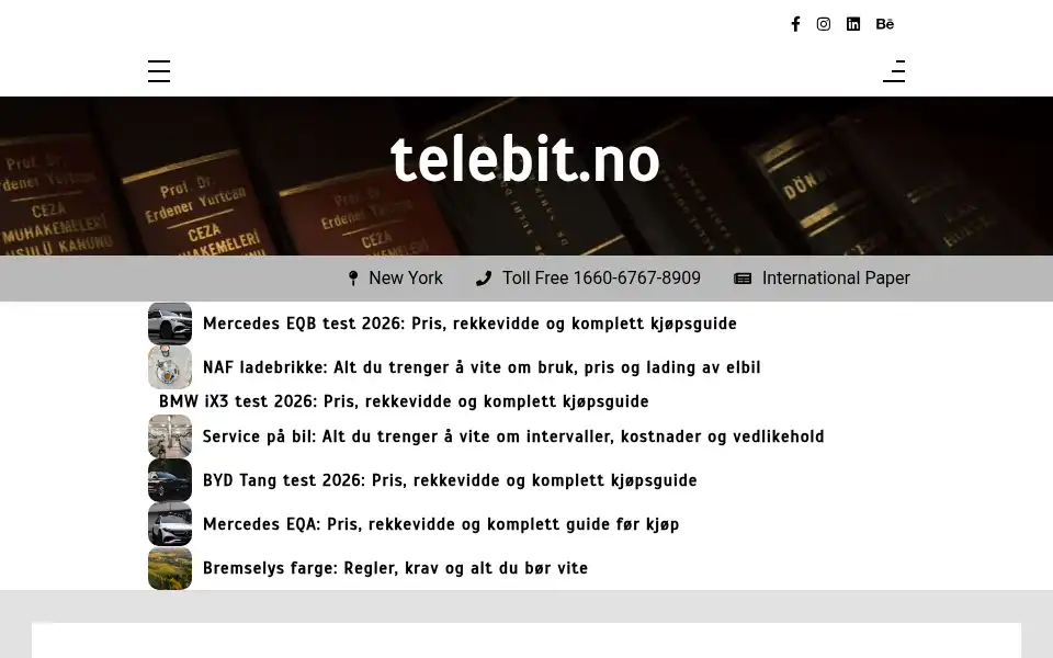 Screenshot of telebit.no