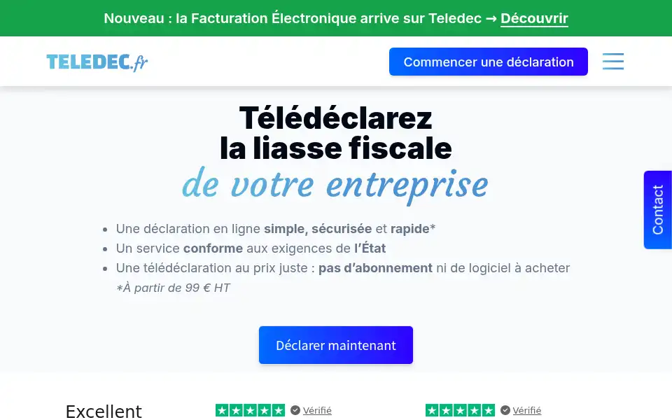 Screenshot of teledec.fr