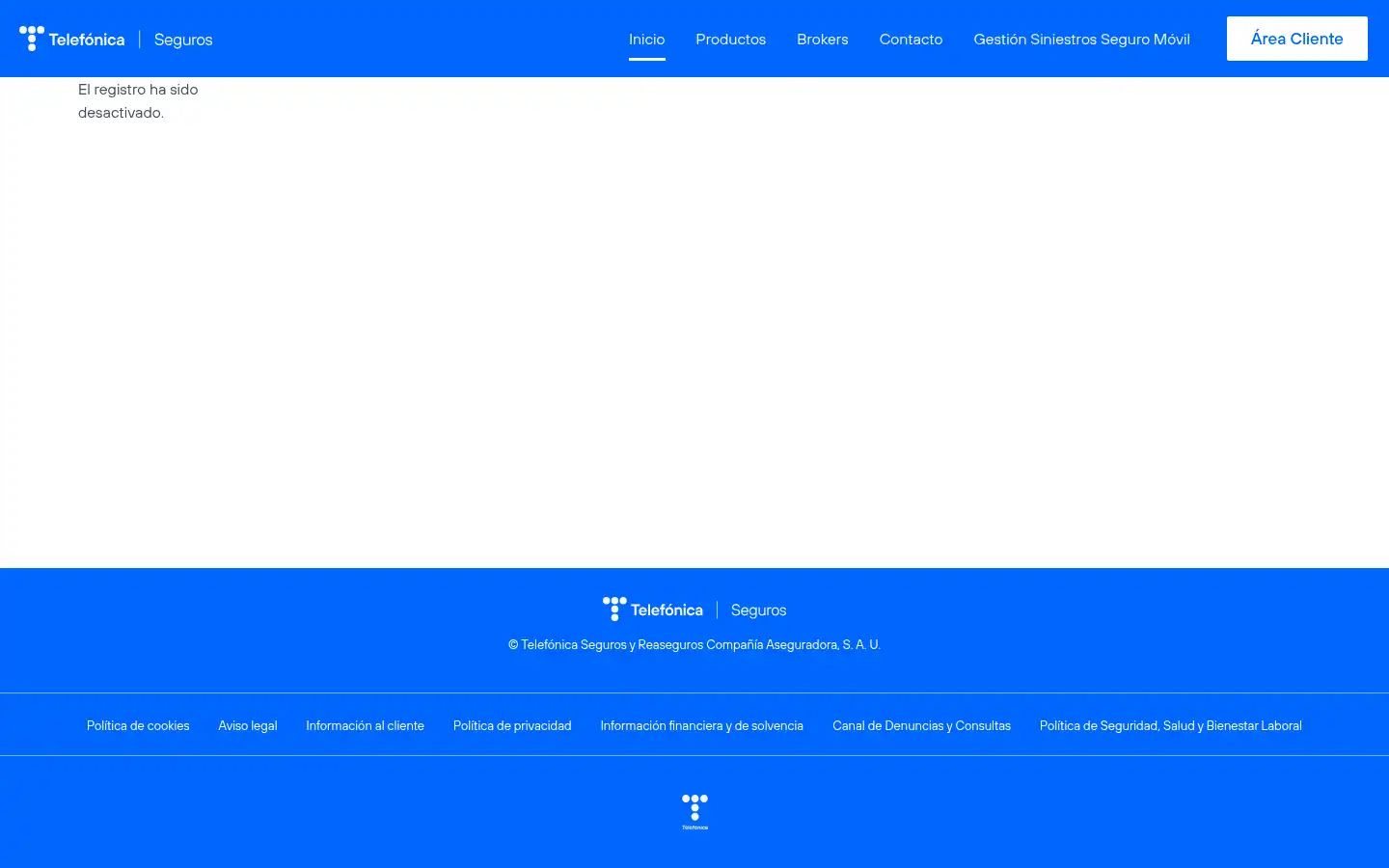 Screenshot of telefonicainsurance.de
