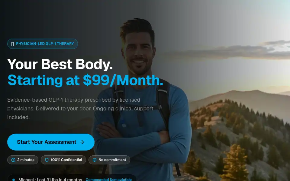 Screenshot of teleioshealth.care