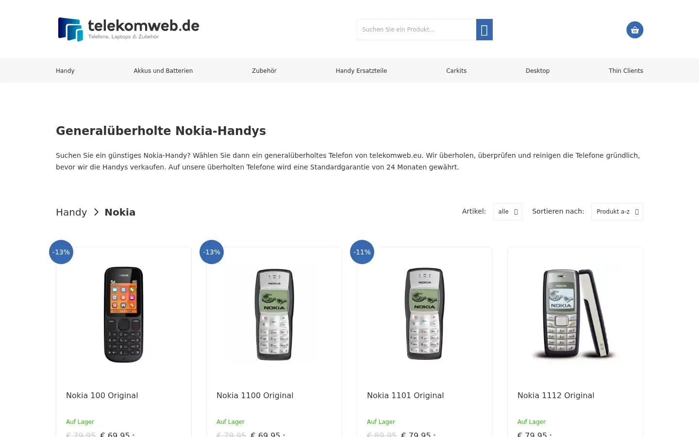 Screenshot of telekomweb.de