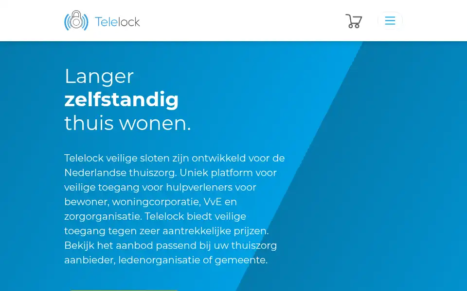 Screenshot of telelock.nl