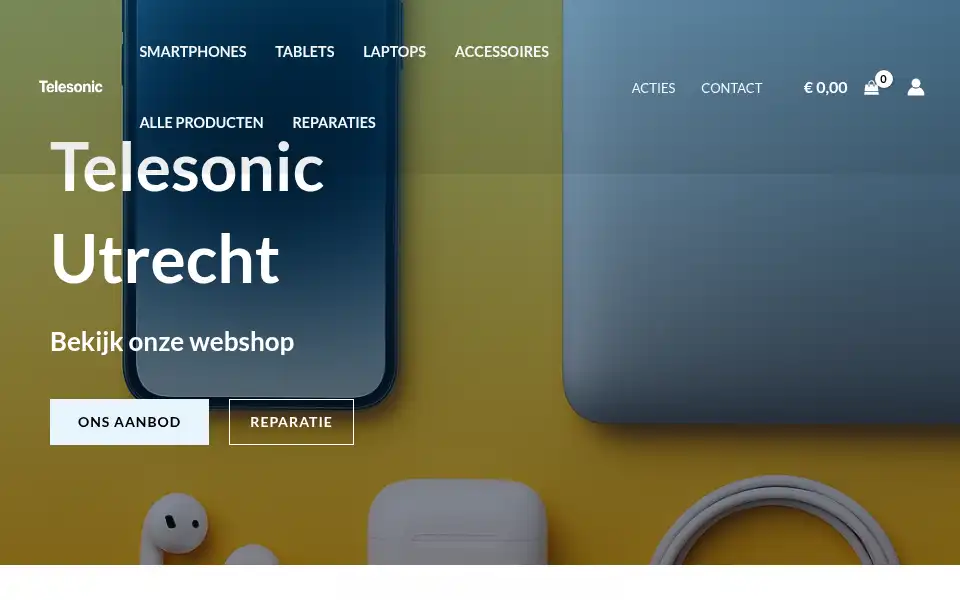 Screenshot of telesonicutrecht.nl